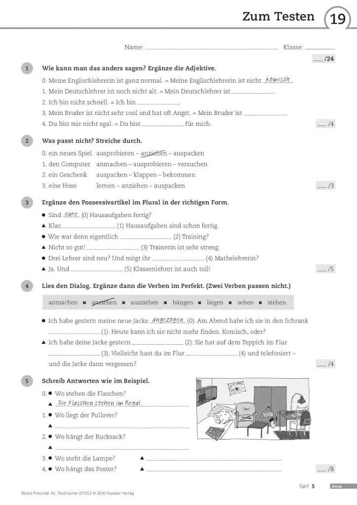 Beste Freunde A2 Testtrainer mit Audio-CD - Дагмар Ґірсберг - фото 3