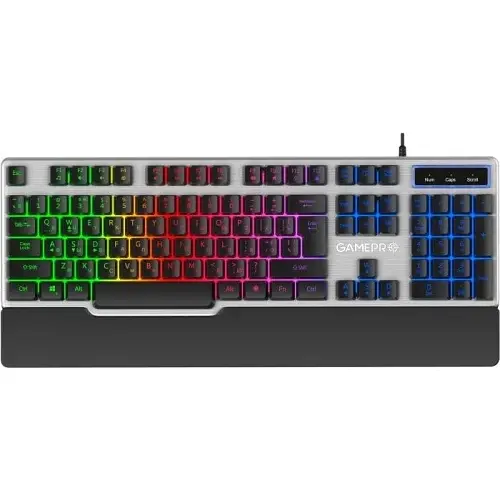 Клавіатура GK599, Black/Grey, EN/UA, USB GamePro teh0028290
