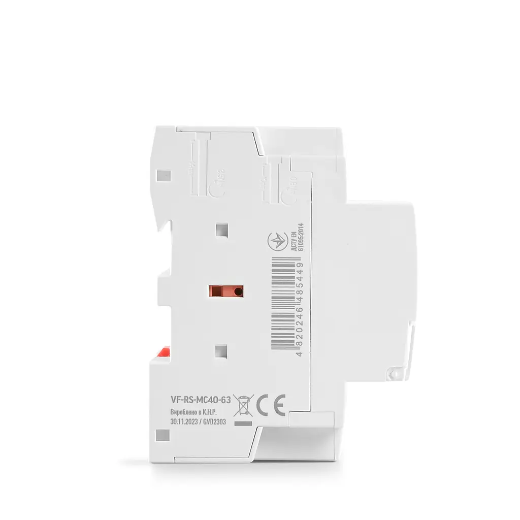 Модульний контактор 4п 63А 4НВ VF-RS-MC4O-63 VIDEX RESIST VIDEX (27915-000) - фото 3