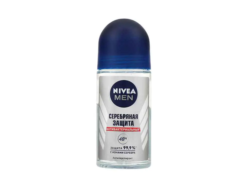 Антиперспірант роликовий NIVEA 50мл для чоловіків Срібний Захист