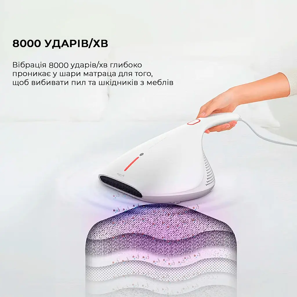 Пилосос для видалення пилового кліща Deerma CM800 [111643] - фото 3