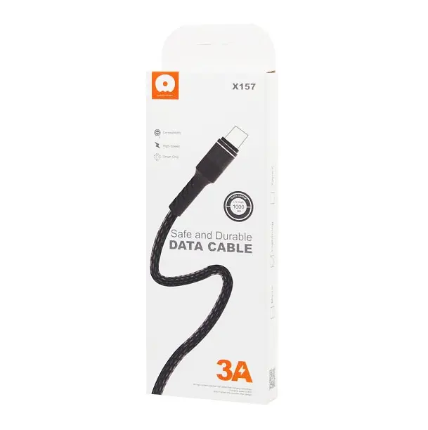 Кабель WUW X157 lightning 3A Black - фото 2