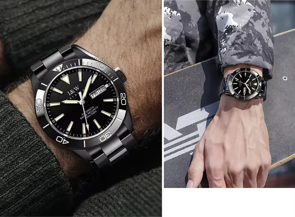 Наручний годинник чоловічий Carnival Shark 10 Bar Чорний (3344) - фото 3