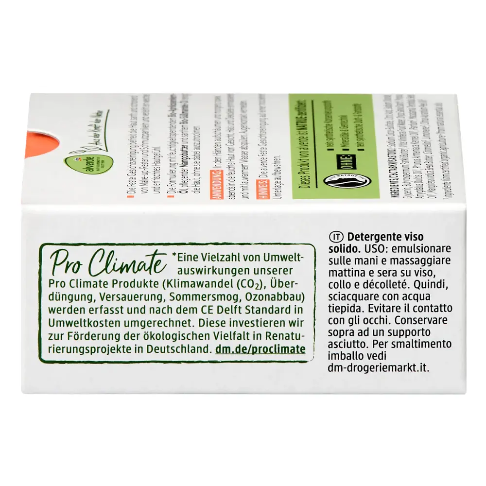 Очищувальне тверде мило Alverde Naturkosmetik з абрикосом та манго 75 г - фото 5