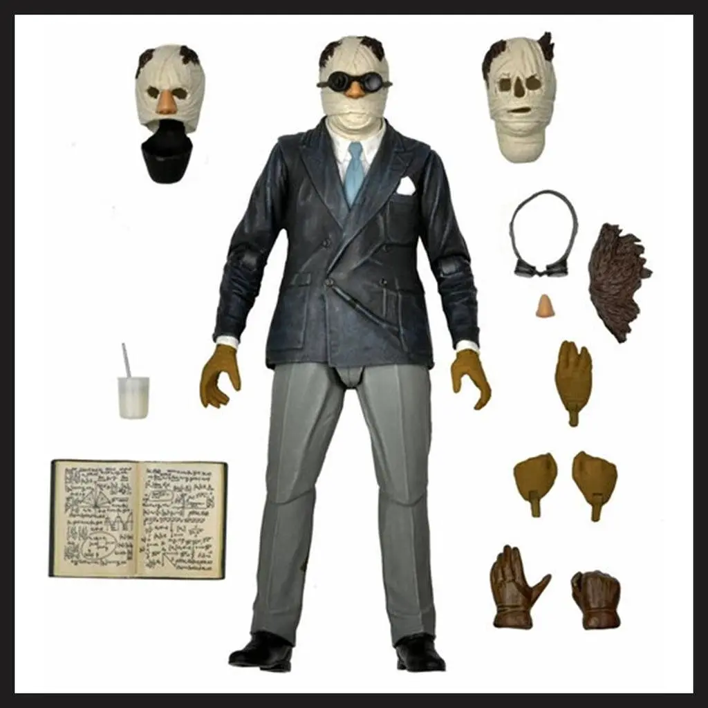 Фигурка NECA Universal Monsters Invisible Man Ultimate 7 Человек-невидимка 18 см WST N IM U7 - фото 2
