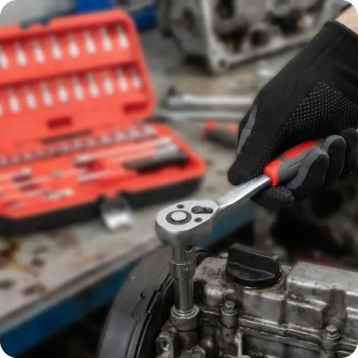 Ручка з храповим механізмом на 72 зуби 1/4" INTERTOOL ET-9001 - фото 4