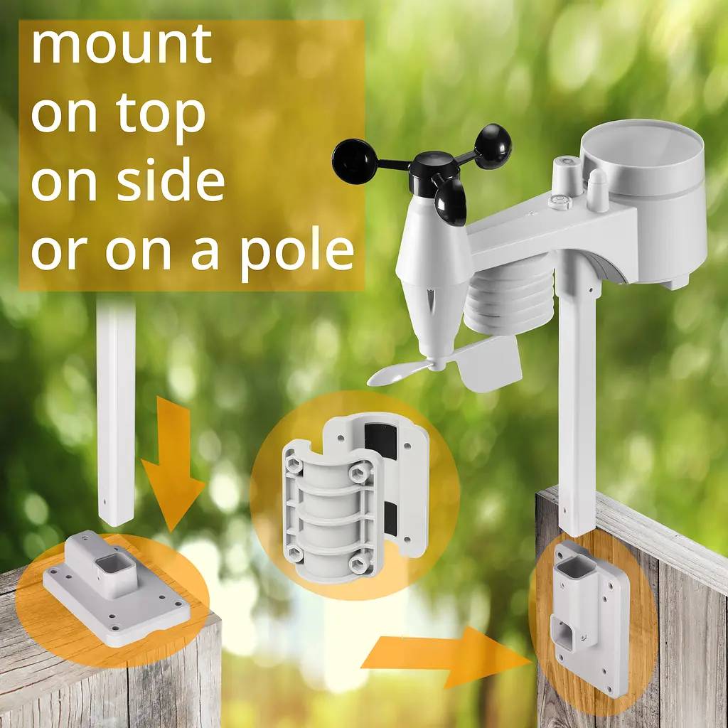 Метеостанція Bresser WIFI ClearView Weather Center 7-in-1 Sensor (7002586) - фото 6