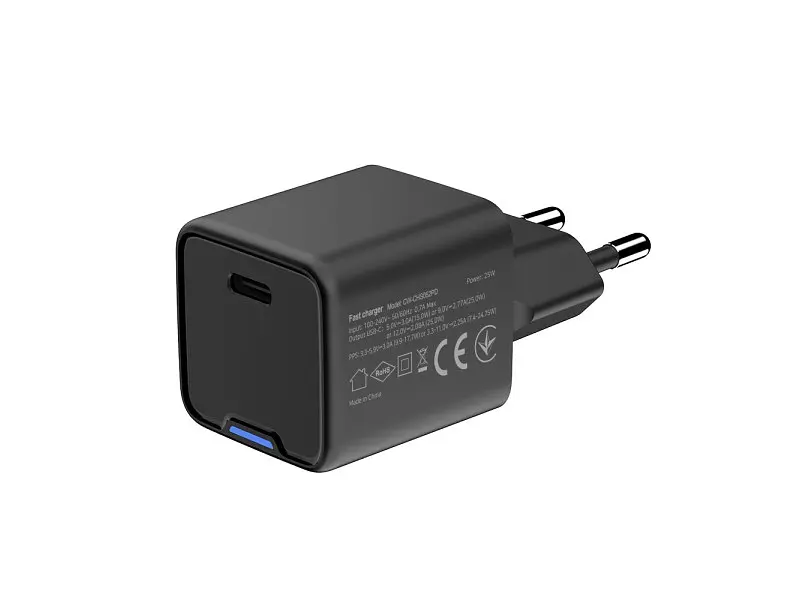 Мережевий зарядний пристрій ColorWay Black (CW-CHS052PD-BK) - фото 2