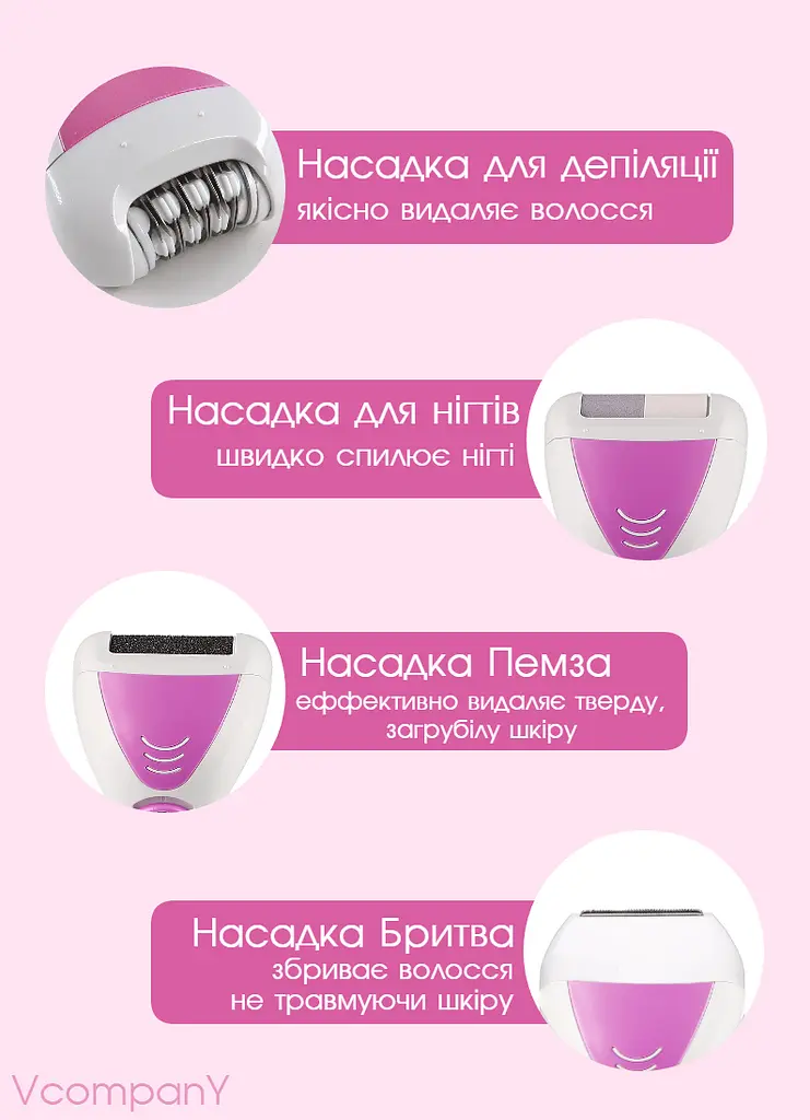 Эпилятор женский Geemy 3 Вт бирюзовый - фото 5