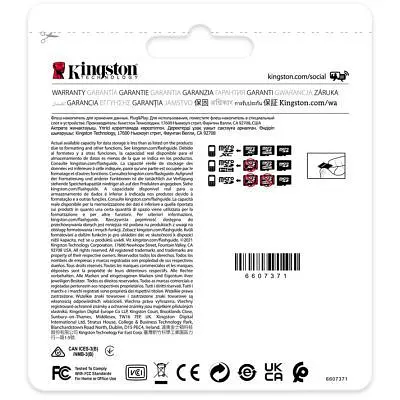 Карта памяти Kingston 32GB microSDHC class 10 UHS-I V30 A1 (SDCIT2/32GB) - фото 4