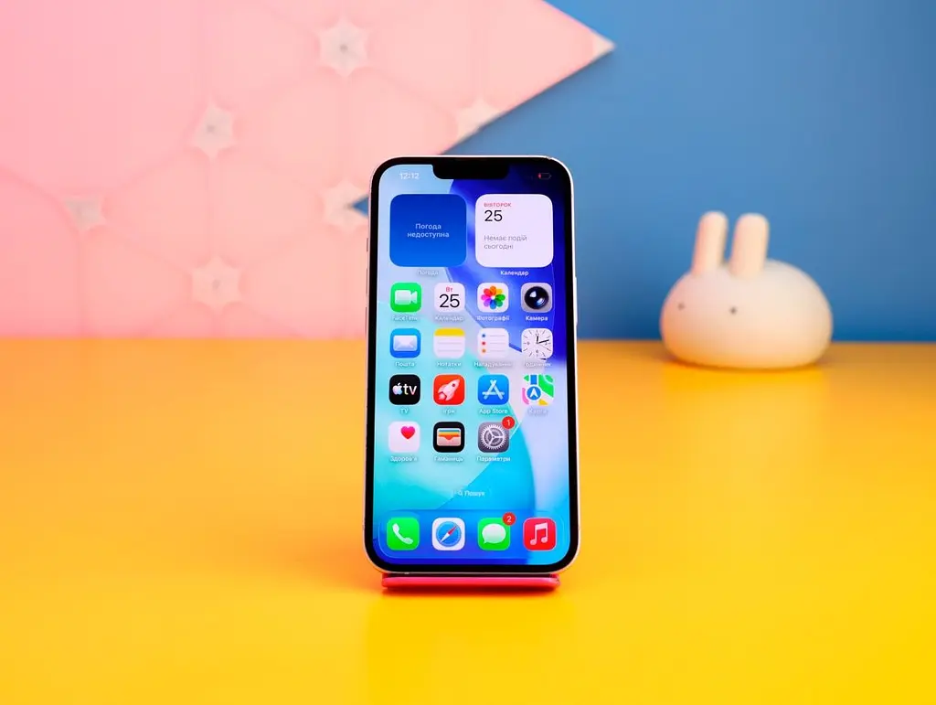 Смартфон Apple iPhone 13 128 ГБ рожевий (MLPH3) б/в [175639] - фото 2