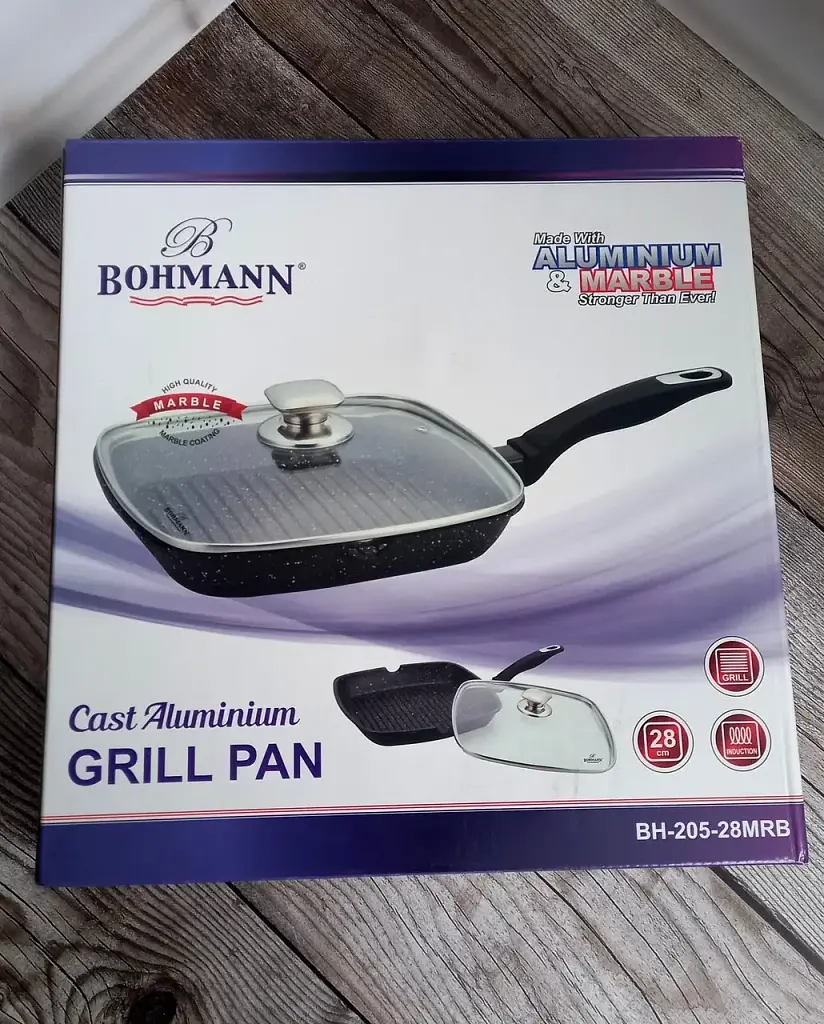 Сковорода гриль Bohmann BH 205-28 MRB - фото 4