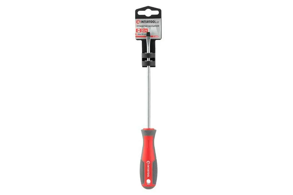 Отвертка плоская шлицевая Intertool SL5 x 150 мм Pro VT-3308 - фото 5