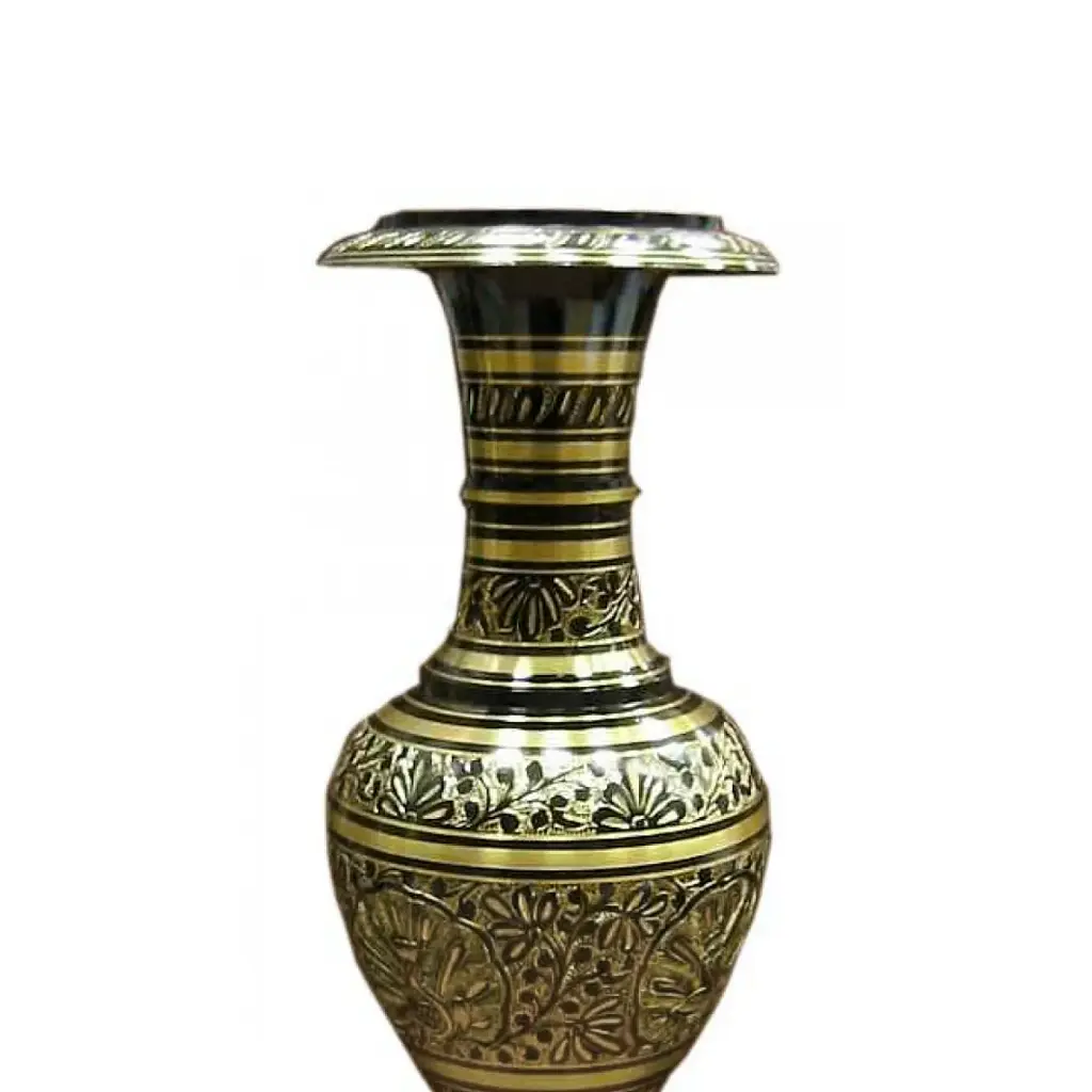 Ваза бронзовая черная 60х17х17 см - фото 3