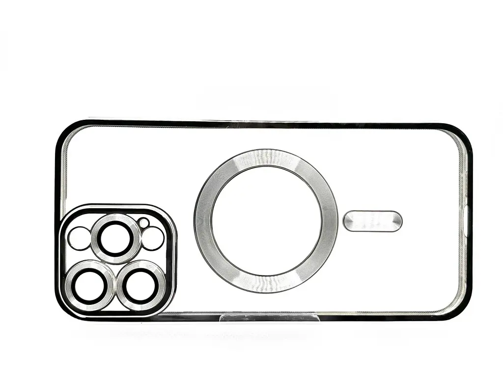 Чохол до мобільного телефона BeCover TPU Chrome Case (MagSafe) для Apple iPhone 16 Pro Max Silver (712088) - фото 4