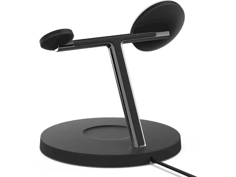 Бездротовий зарядний пристрій Belkin MagSafe 3in1 Wireless Charger black (WIZ017VFBK) - фото 4