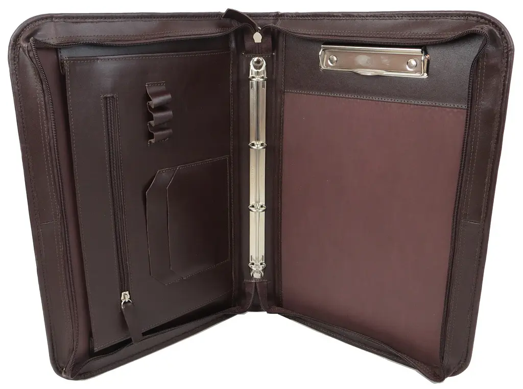 Шкіряна ділова папка Portfolio Port1022 Коричнева