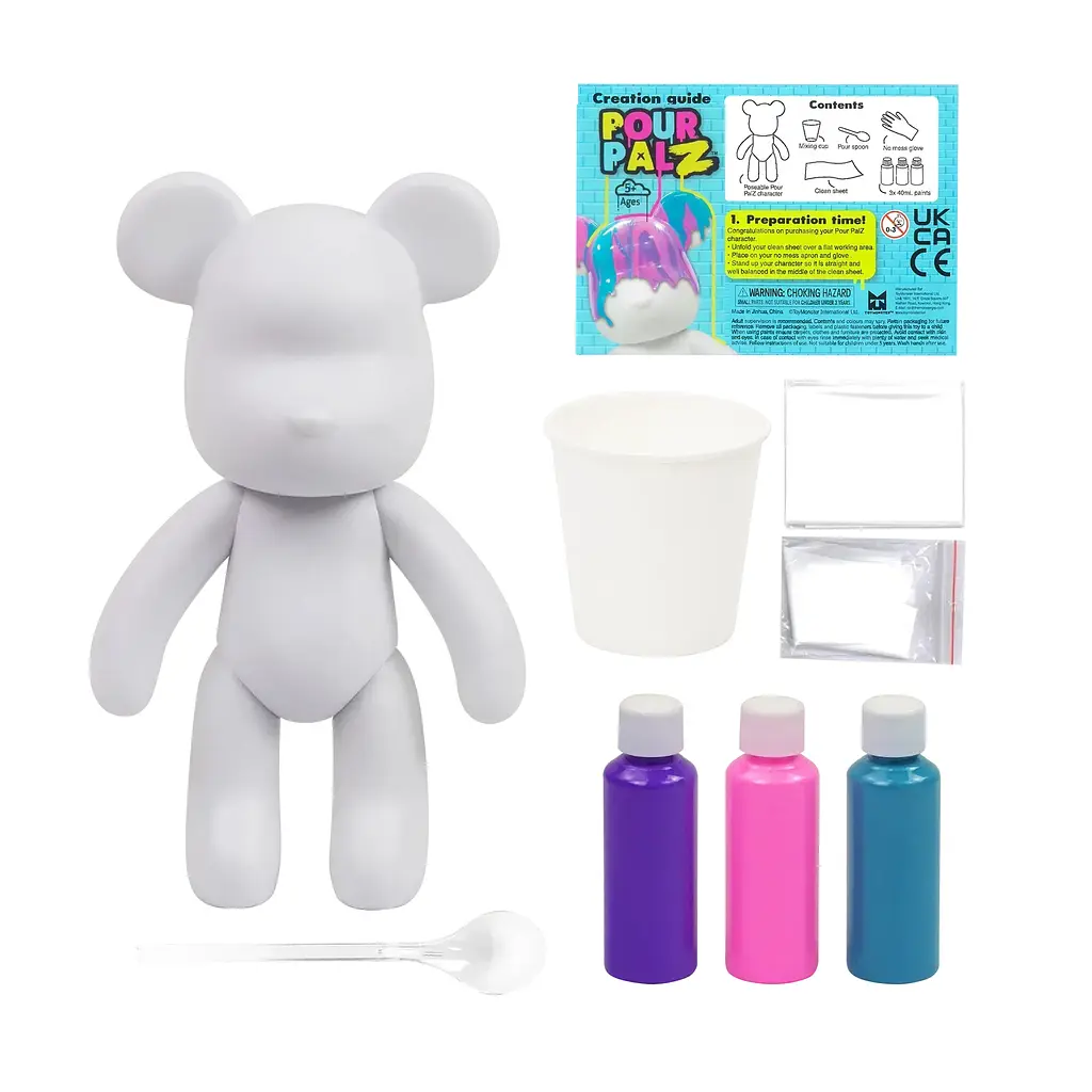 Набор для творчества ToyMonster Pour Palz Мишка Ягодный взрыв (GS-G08682) - фото 7