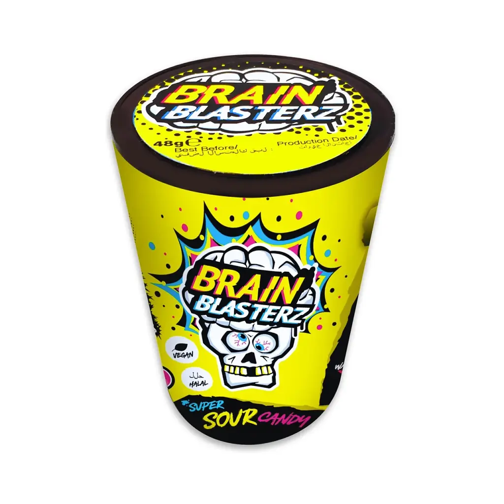 Льодяники Brain Blasterz Original Hard Candy Tub 48 г - фото 2