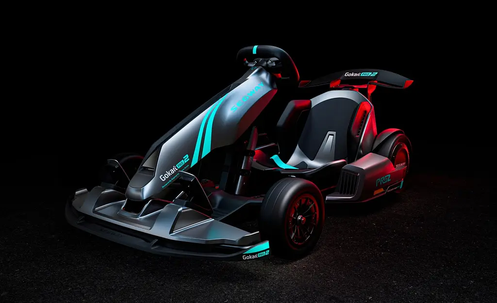 Segway Карт GoKart PRO 2, сіро-блакитний - фото 2