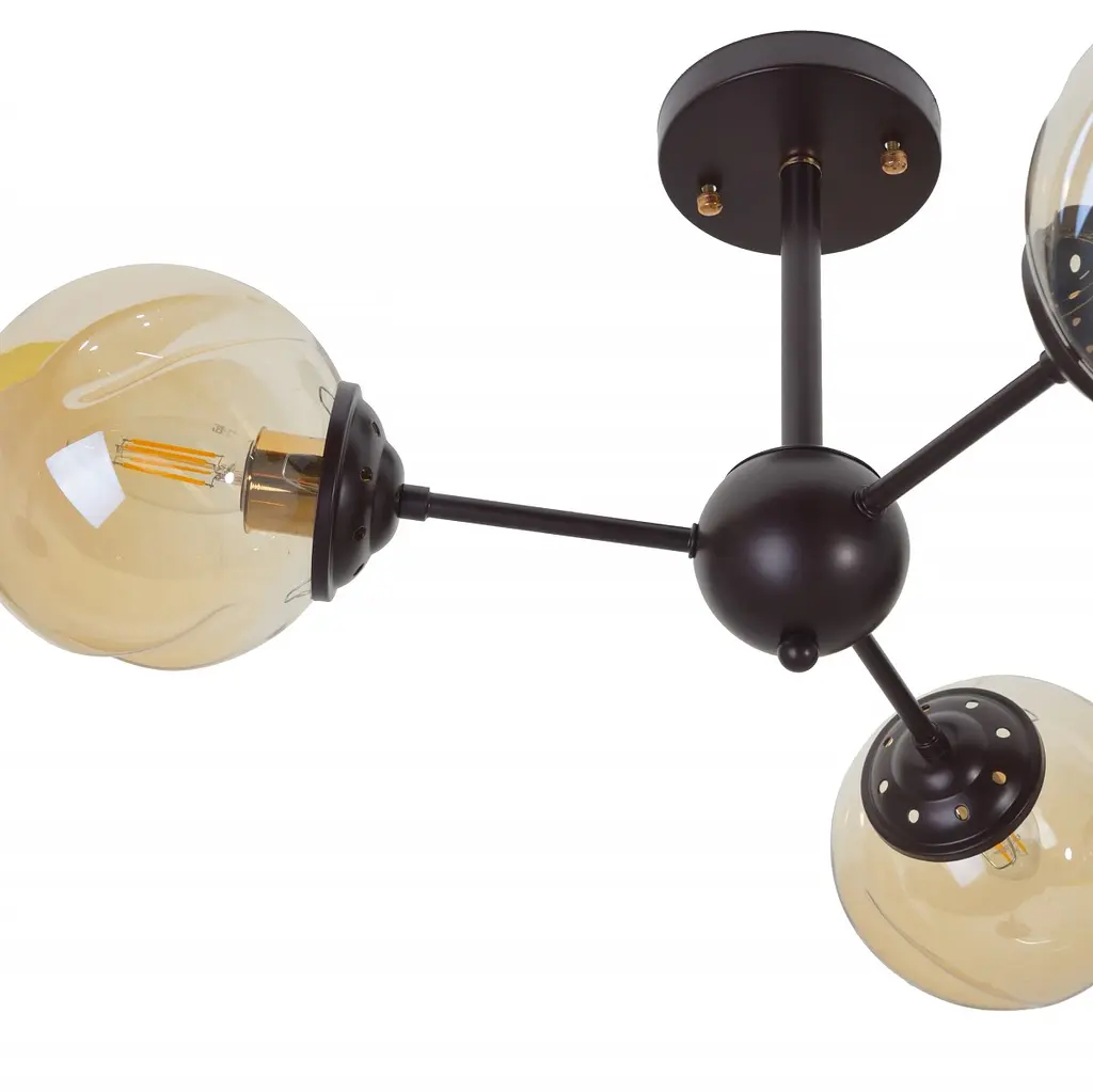 Люстра Brille потолочная молекула E27 60W BR (BL-588C/3) - фото 2