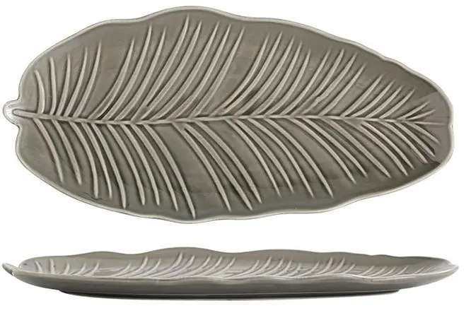 Блюдо Leaf Grey LIMITED EDITION kuh0016175