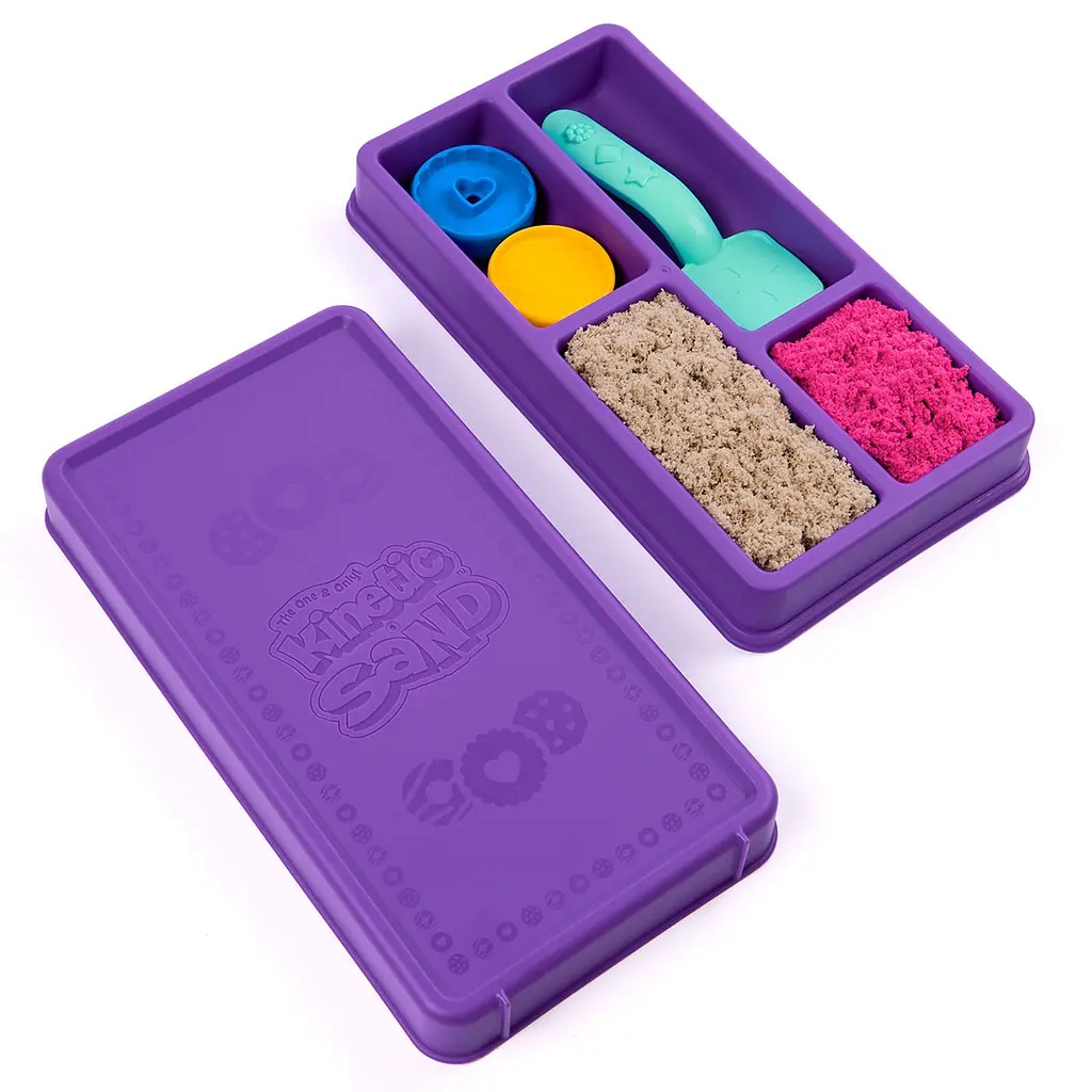Набор песка для творчества Kinetic Sand Цветное печенье - фото 2
