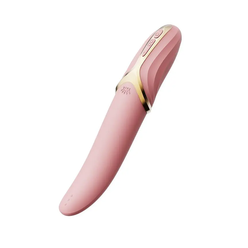 Вібратор Zalo - EVE Sakura Pink, вібрація + ротація, імітація язичка, підігрів до 39 °C - фото 6