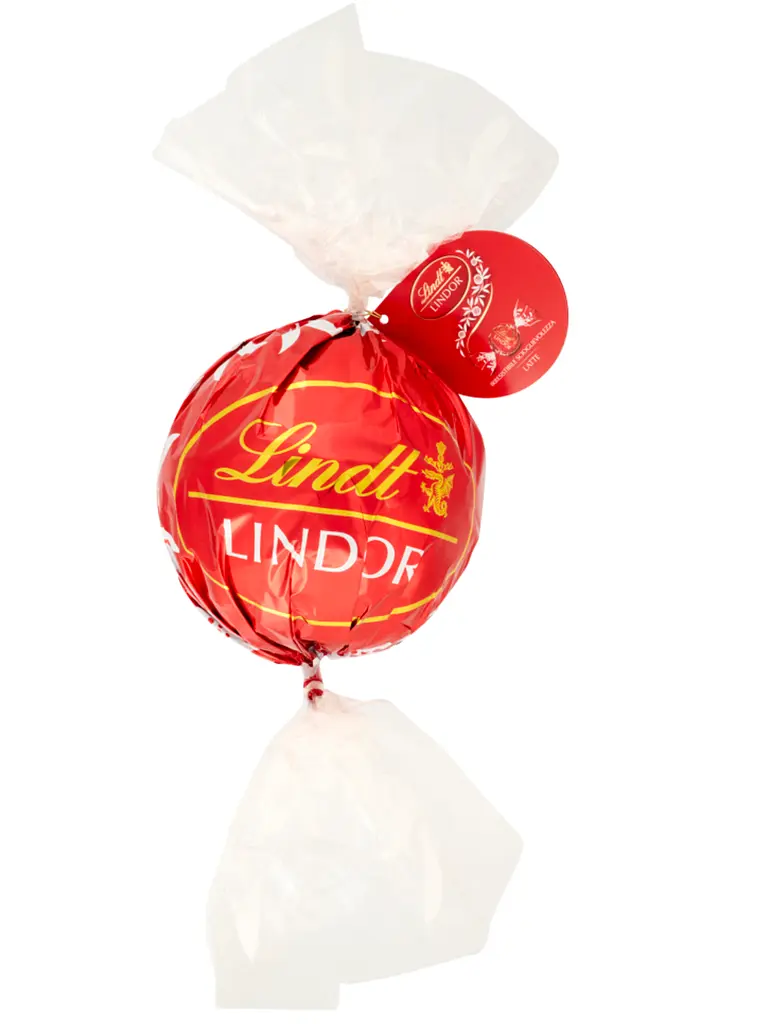 Подарунковий набір шоколадних цукерок Lindt Lindor Maxi Boule Praline di Cioccolato al Latte 44шт 550 г - фото 4