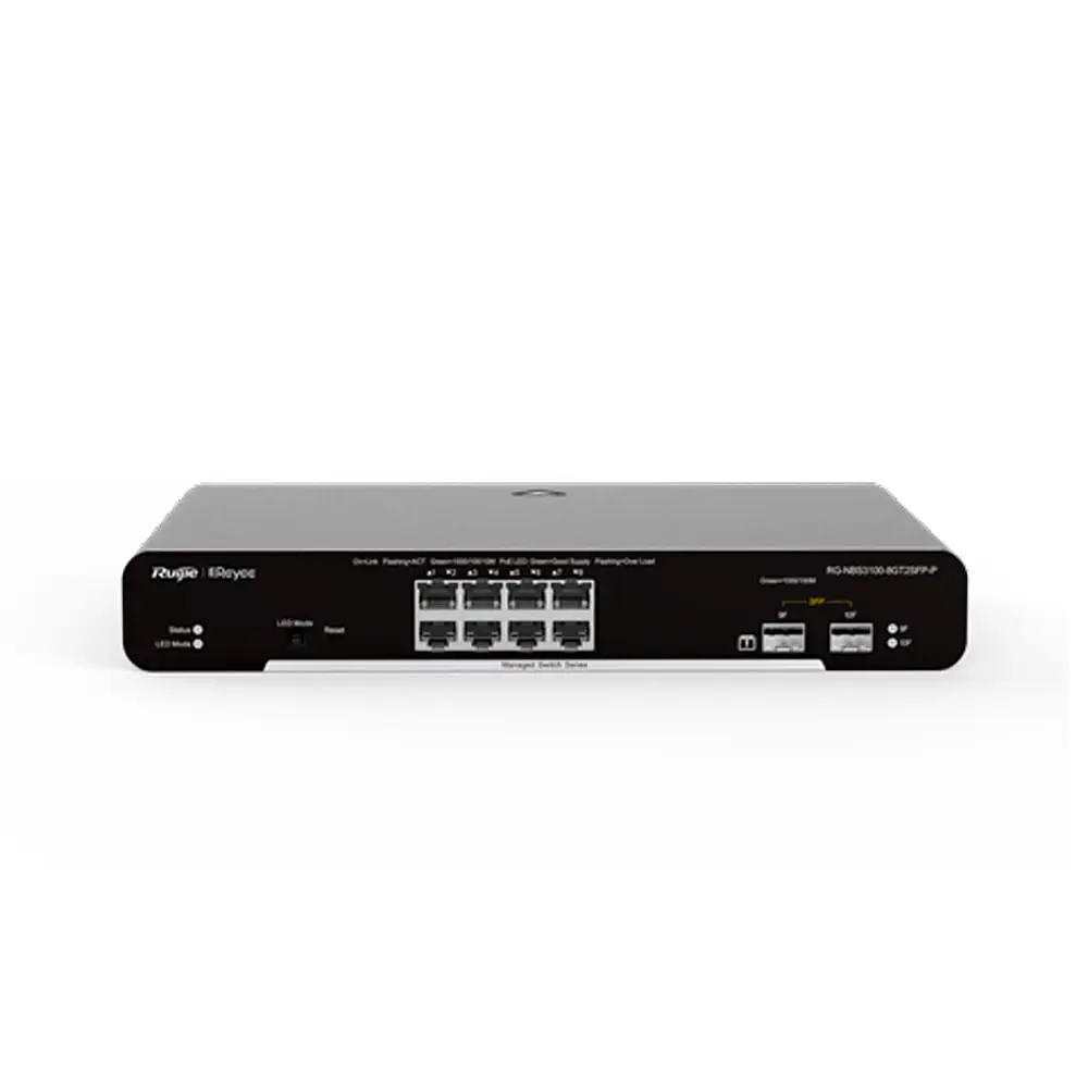 PoE-комутатор RG-NBS3100-8GT2SFP-P Ruijie (99-00008407) - фото 3