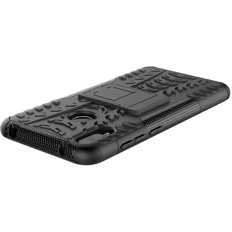 Чехол-накладка Toto Dazzle Kickstand 2 in 1 Case HuAwei Y7 Pro 2019/Enjoy 9 Black - фото 7
