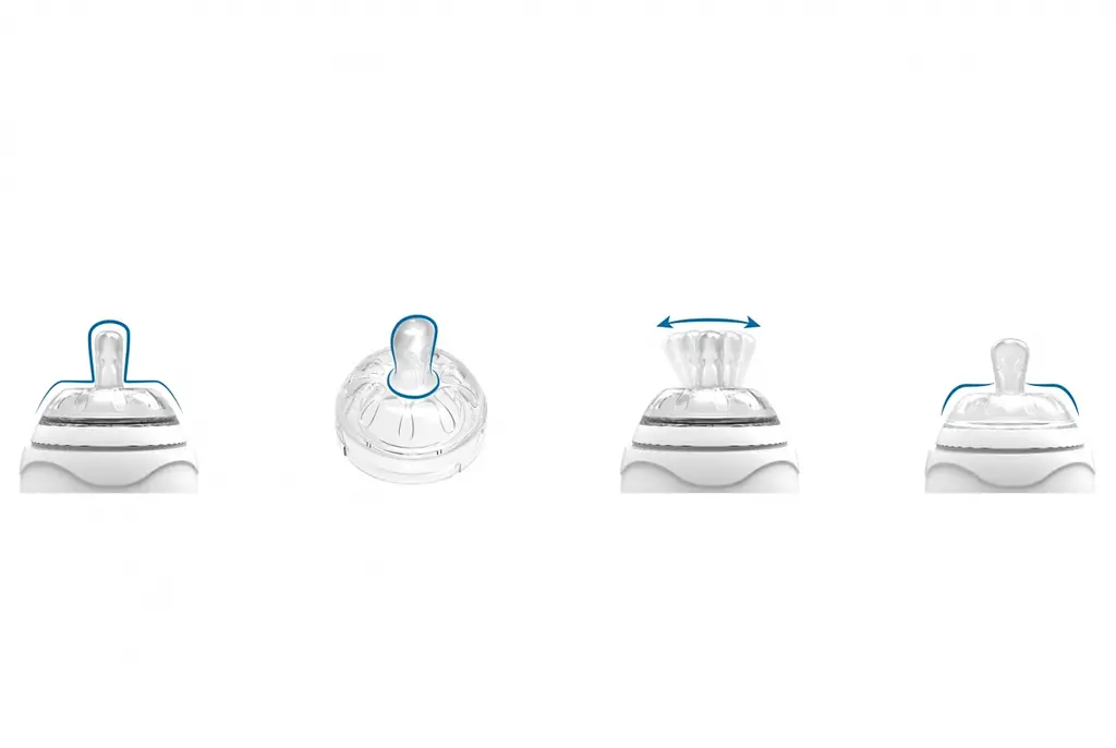 Бутылочка для кормления Nuvita Mimic, антиколиковая, 250 мл, голубой (NV6030Blue) - фото 3