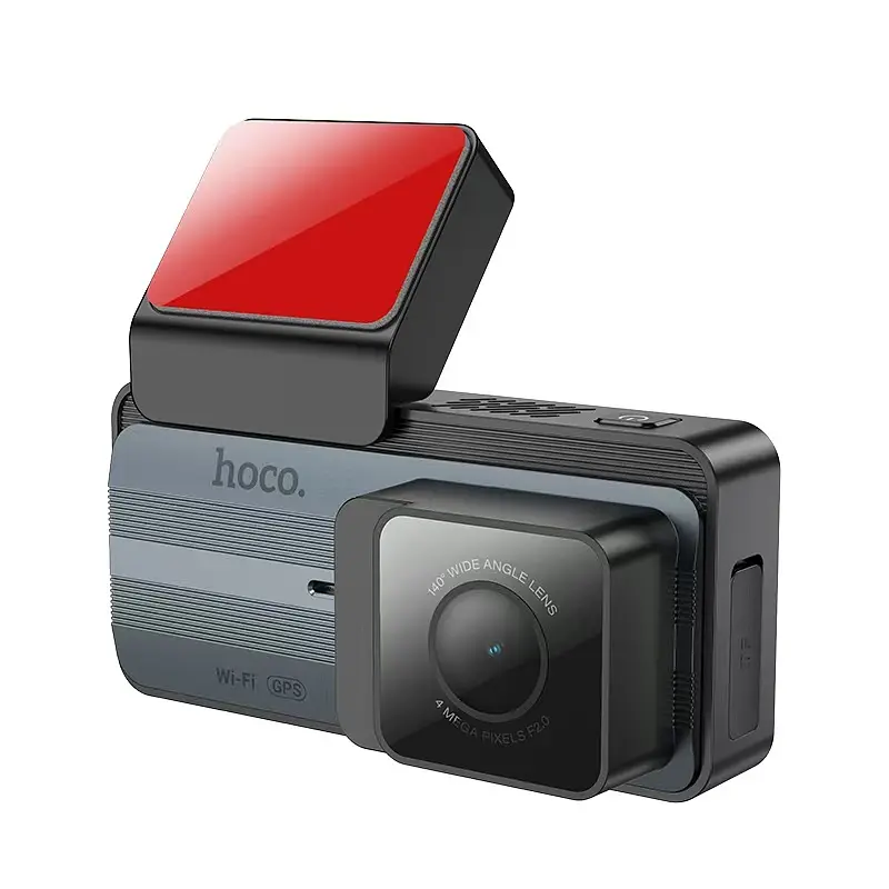 Відеореєстратор HOCO DV12 driving recorder 2K display GPS(with rear camera) Silvery Gray - фото 4