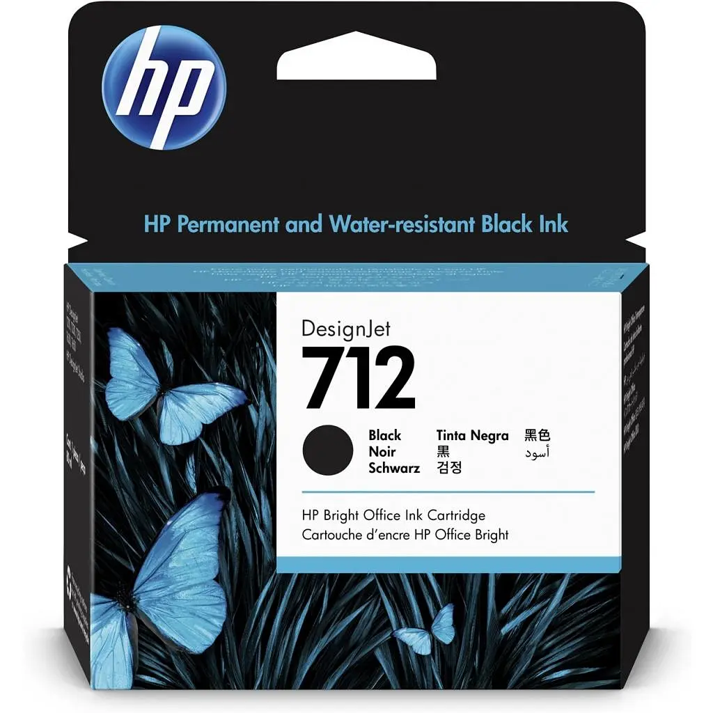 Картридж HP DJ No.712 DesignJet Т230/Т630 Black 80ml (3ED71A)