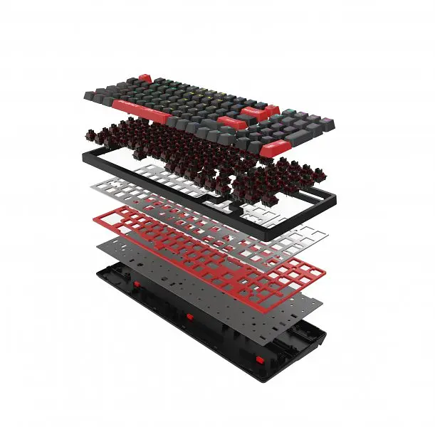 Клавіатура A4Tech S98 Bloody Red - фото 8