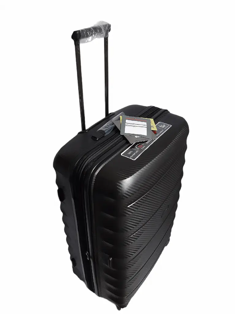 Валіза дорожня Гігант (XL) Поліпропілен Airtex 242 115л 76,5x52,5x33см Чорний (Black) - фото 6