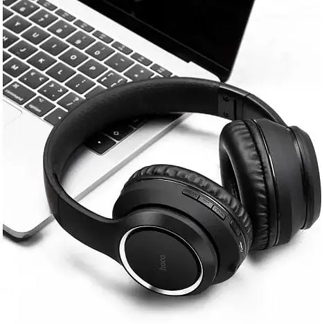 Навушники Hoco Journey Bluetooth Hi-Res W28 чорні - фото 4