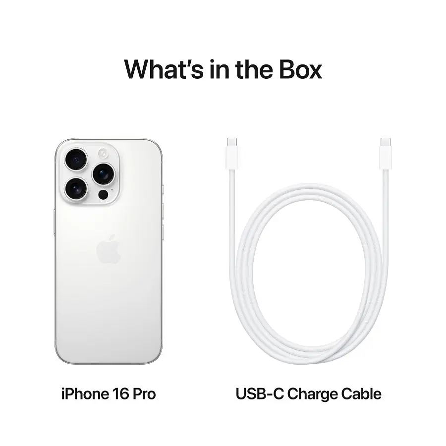 Смартфон Apple iPhone 16 Pro 256GB White TitaniumModel A3293 (Grade Q) Seller Refurbished - фото 8