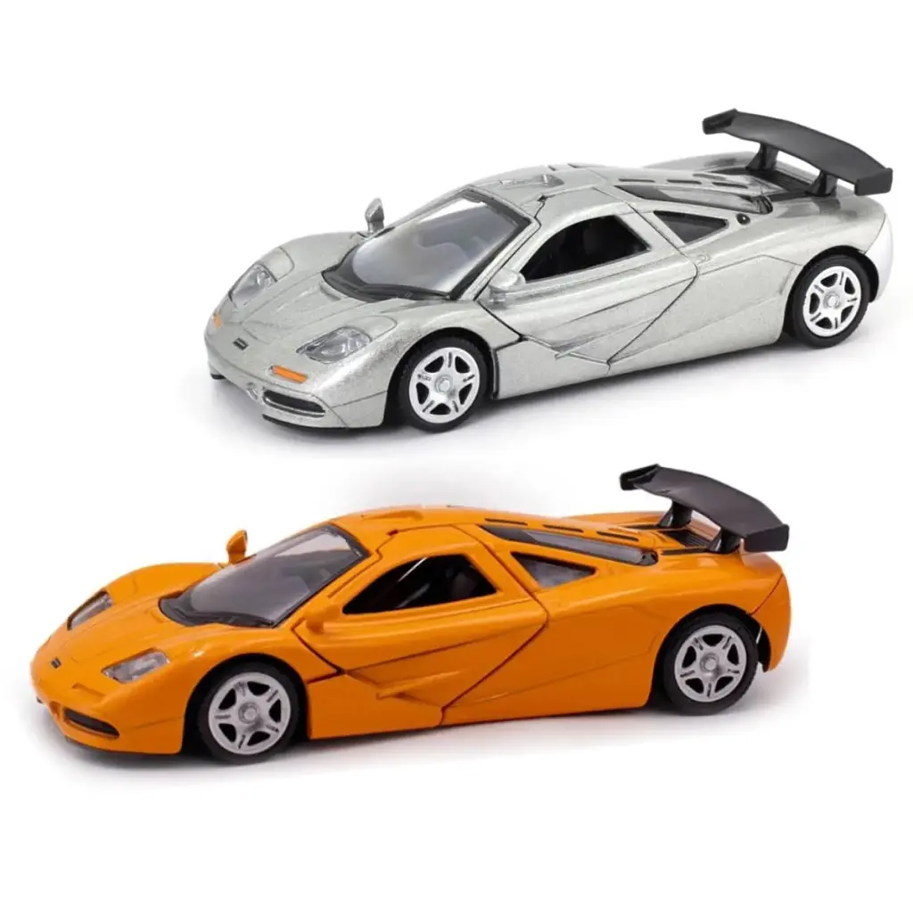 Автомодель - MCLAREN F1 1992 (сірий, помаранчевий)