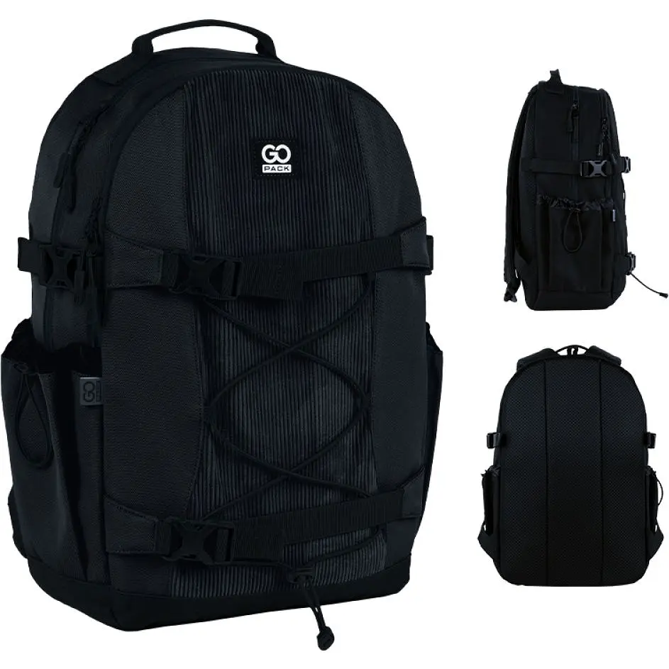 Рюкзак GoPack Education Teens 186 чорний (GO25-186L-1) - фото 2