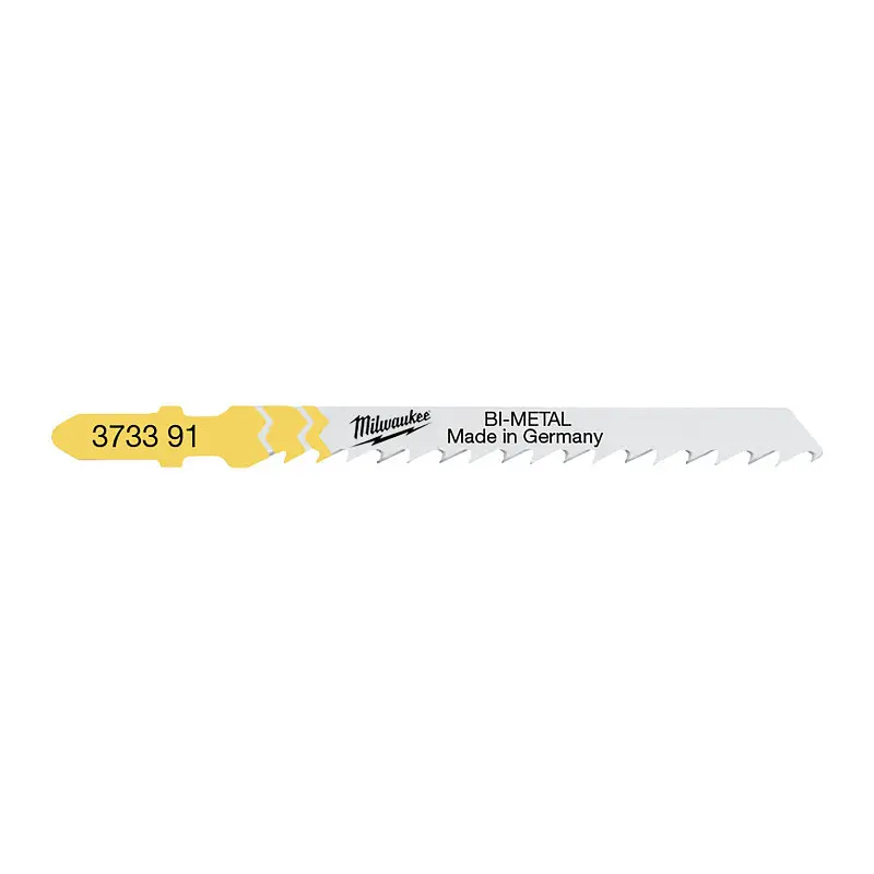 Полотна для лобзиків T144DF Bi-Metal MILWAUKEE, 75х4,0мм, (5шт), (деревина, швидкий різ) - фото 3