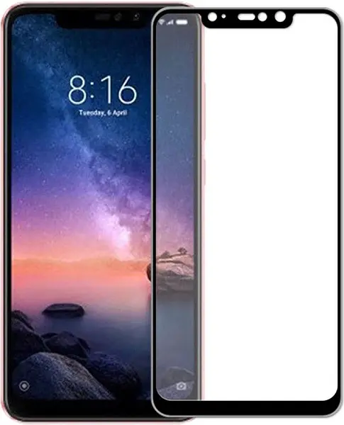Захисне скло Tempered Glass 3D Full Glue Xiaomi Redmi Note 6 Pro black - фото 2