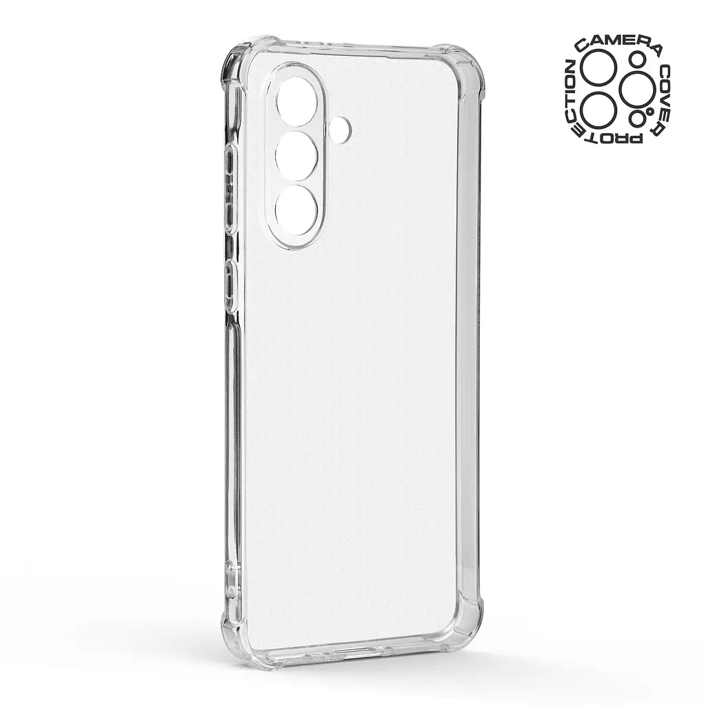 Прозрачный чехол для Samsung Galaxy A36 5G с защитой камеры и усиленными бортами, тонкий, силиконовый, бесцветный, ударопрочный, противоударный бампер с закрытой камерой, ArmorStandart (ARM82170) - фото 2
