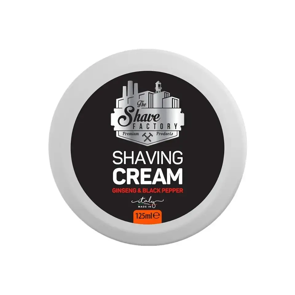 Крем для гоління The Shave Factory Ginseng & Black Pepper 125 мл
