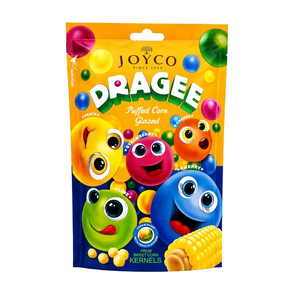 Цукерка JOYCO з пухкою кукурудзою 90 г (4850001390466)