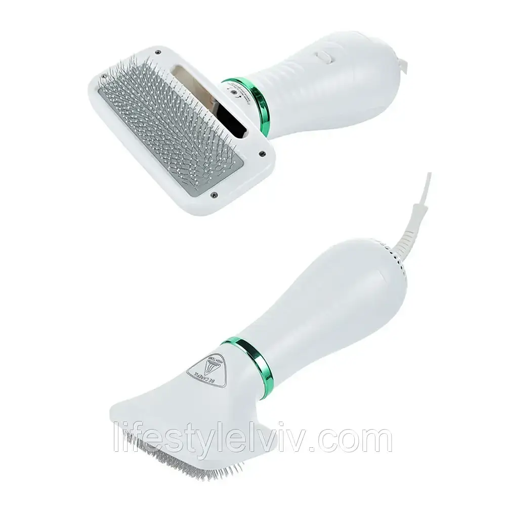 Фен-гребінець для вовни PET GROOMING DRYER WN-10 / Інструменти для грумінгу Переваги: 2 в 1 фен для волосся для домашніх тварин - фото 2