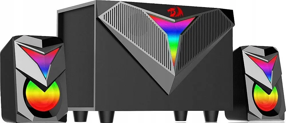 Акустическая система Redragon Toccata GS700 11W (2.1) RGB USB (Черный) - фото 2