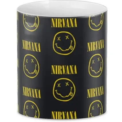 Кухоль GeekLand Nirvana Нірвана фон Logo CP 03.301 330 мл білий - фото 2