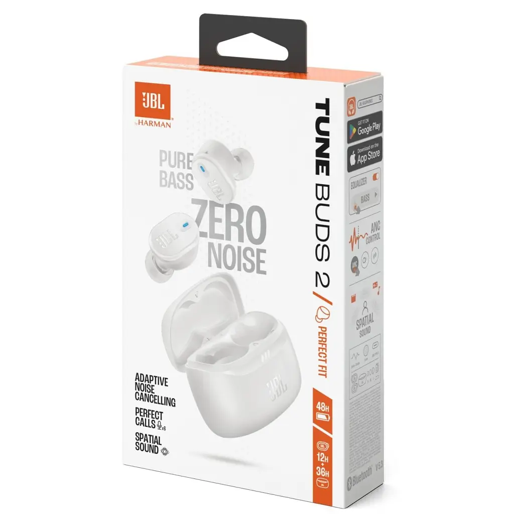 Навушники JBL Tune Buds 2 White (JBLTBUDS2WHT) - фото 11