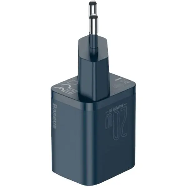 Сетевое зарядное устройство Baseus Super Si 20W + Cable USB-C to Lightning Blue (TZCCSUP-B03) [60982] - фото 3